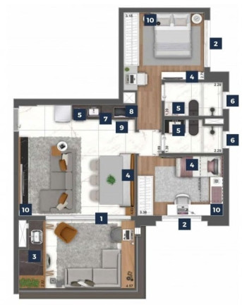 Imagem Apartamento com 2 Quartos à Venda, 125 m² em Chácara Santo Antônio (zona Sul) - São Paulo Imagem Apartamento com 2 Quartos à Venda, 125 m² em Chácara Santo Antônio (zona Sul) - São Paulo