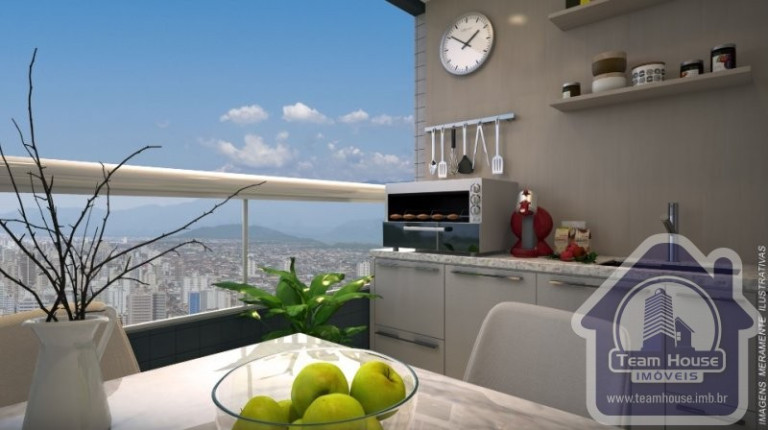 Imagem Apartamento com 1 Quarto à Venda, 38 m² em Guilhermina - Praia Grande