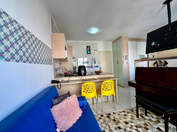 Imagem Apartamento com 1 Quarto à Venda, 33 m² em Itararé - São Vicente Imagem Apartamento com 1 Quarto à Venda, 33 m² em Itararé - São Vicente