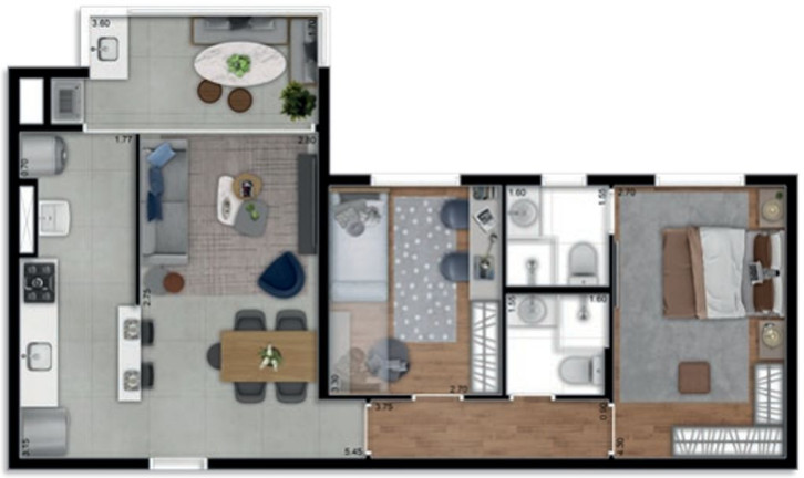 Imagem Apartamento com 2 Quartos à Venda, 70 m² em Centro - Barueri Imagem Apartamento com 2 Quartos à Venda, 70 m² em Centro - Barueri