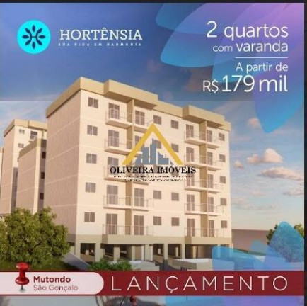 Imagem Apartamento com 2 Quartos à Venda, em Colubandê - São Gonçalo Imagem Apartamento com 2 Quartos à Venda, em Colubandê - São Gonçalo