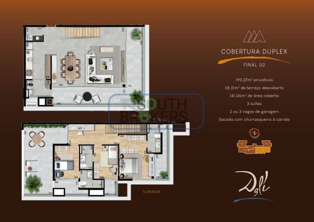 Imagem Apartamento com 3 Quartos à Venda, em Bacacheri - Curitiba Imagem Apartamento com 3 Quartos à Venda, em Bacacheri - Curitiba