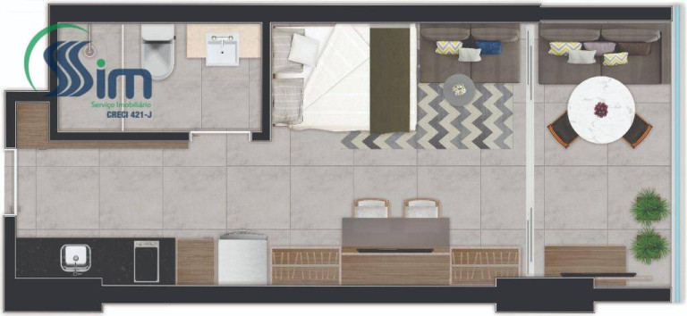 Imagem Apartamento com 1 Quarto à Venda, 29 m² em Cocó - Fortaleza Imagem Apartamento com 1 Quarto à Venda, 29 m² em Cocó - Fortaleza