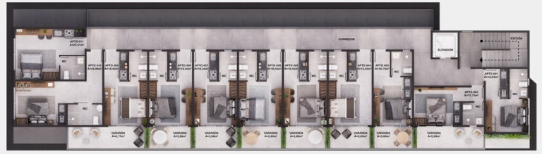 Imagem Apartamento com 1 Quarto à Venda, 43 m² em Cabo Branco - João Pessoa Imagem Apartamento com 1 Quarto à Venda, 43 m² em Cabo Branco - João Pessoa
