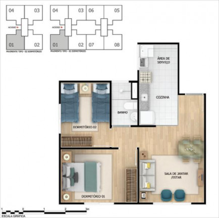 Imagem Apartamento com 2 Quartos à Venda, 43 m² em Recreio Dos Bandeirantes - Rio De Janeiro
