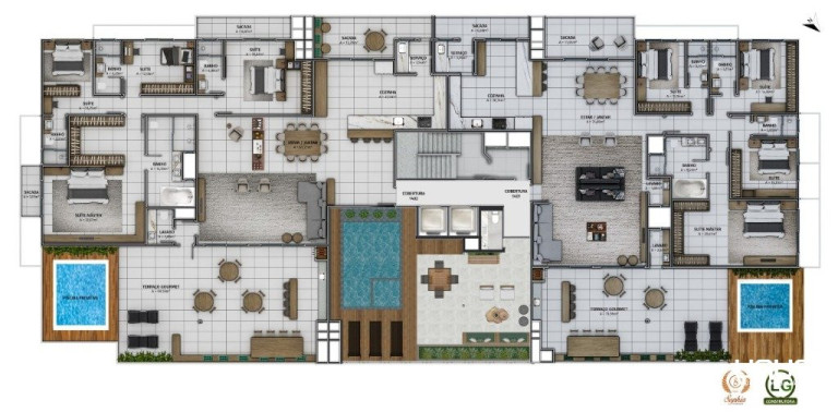 Imagem Cobertura com 4 Quartos à Venda, 462 m² em Floresta - São Jose