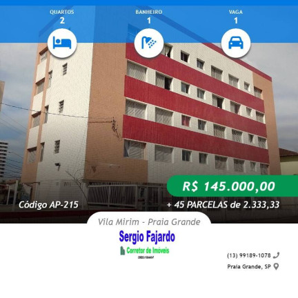 Imagem Apartamento com 2 Quartos à Venda, 39 m² em Vila Mirim - Praia Grande Imagem Apartamento com 2 Quartos à Venda, 39 m² em Vila Mirim - Praia Grande