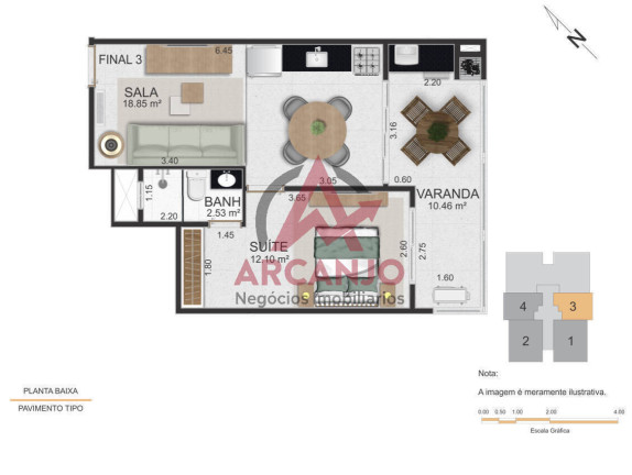 Imagem Apartamento com 2 Quartos à Venda, 73 m² em Sumaré - Caraguatatuba Imagem Apartamento com 2 Quartos à Venda, 73 m² em Sumaré - Caraguatatuba