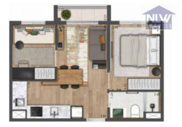 Imagem Apartamento com 2 Quartos à Venda, 37 m² em Indianópolis - São Paulo Imagem Apartamento com 2 Quartos à Venda, 37 m² em Indianópolis - São Paulo