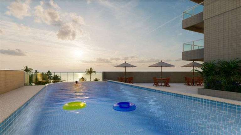 Imagem Apartamento com 2 Quartos à Venda, 76 m² em Guilhermina - Praia Grande