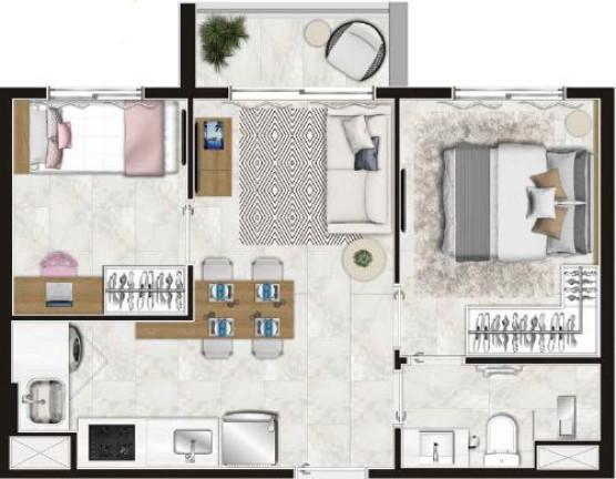Imagem Apartamento com 2 Quartos à Venda, 34 m² em Lapa - São Paulo Imagem Apartamento com 2 Quartos à Venda, 34 m² em Lapa - São Paulo
