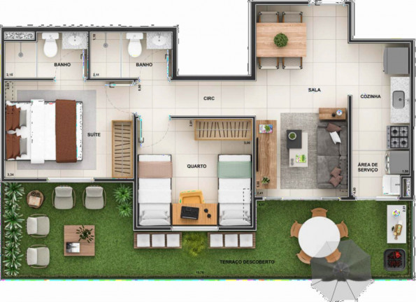 Imagem Imóvel com 2 Quartos à Venda, 65 m² em Barra Da Tijuca - Rio De Janeiro Imagem Imóvel com 2 Quartos à Venda, 65 m² em Barra Da Tijuca - Rio De Janeiro