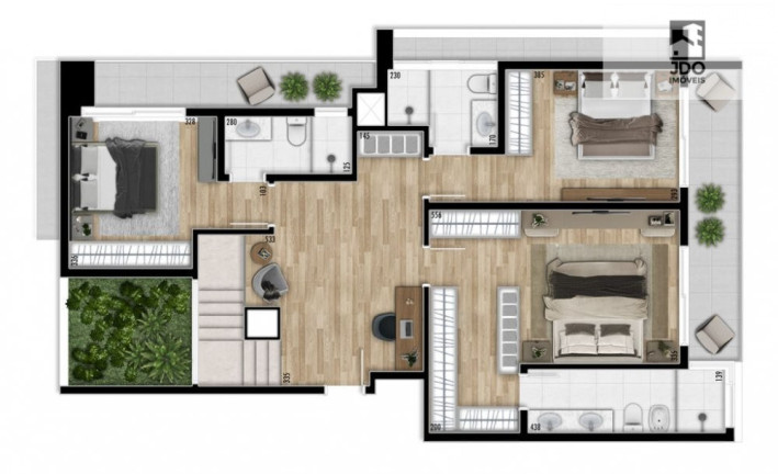 Imagem Cobertura com 3 Quartos à Venda, 249 m² em Alto Da Rua Xv - Curitiba Imagem Cobertura com 3 Quartos à Venda, 249 m² em Alto Da Rua Xv - Curitiba