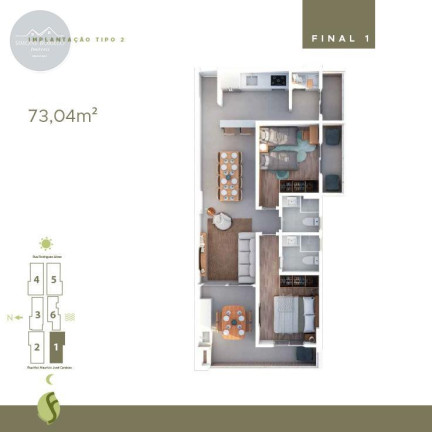 Imagem Apartamento com 2 Quartos à Venda, 76 m² em Canto Do Forte - Praia Grande