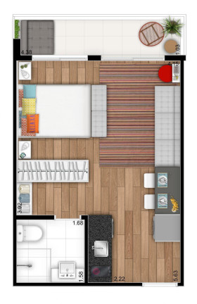Imagem Apartamento à Venda, 45 m² em Centro - São Paulo Imagem Apartamento à Venda, 45 m² em Centro - São Paulo
