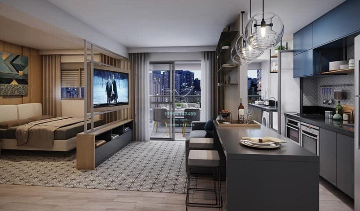 Imagem Apartamento com 1 Quarto à Venda, 54 m² em Pinheiros - São Paulo Imagem Apartamento com 1 Quarto à Venda, 54 m² em Pinheiros - São Paulo