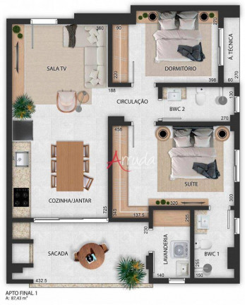 Imagem Apartamento com 2 Quartos à Venda, 87 m² em Bairro Coqueiral - Cascavel Imagem Apartamento com 2 Quartos à Venda, 87 m² em Bairro Coqueiral - Cascavel