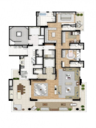 Imagem Apartamento com 4 Quartos à Venda, 283 m² em Moema - São Paulo Imagem Apartamento com 4 Quartos à Venda, 283 m² em Moema - São Paulo