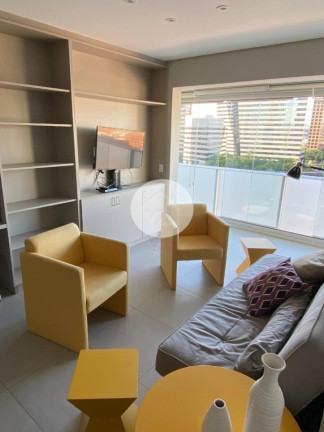 Apartamento com 1 Quarto para Alugar, 55 m² em Brooklin Paulista - São Paulo