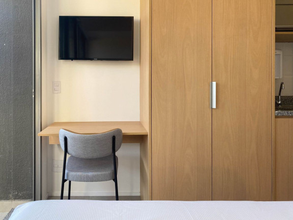 Imagem Apartamento com 1 Quarto para Alugar, 25 m² em Santo Amaro - São Paulo