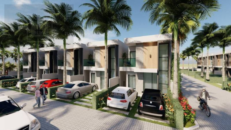 Imagem Casa de Condomínio com 3 Quartos à Venda, 101 m² em Centro - Eusébio Imagem Casa de Condomínio com 3 Quartos à Venda, 101 m² em Centro - Eusébio