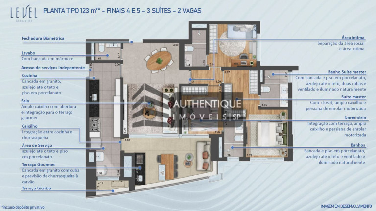 Imagem Apartamento com 2 Quartos à Venda, 123 m² em Alphaville - Barueri Imagem Apartamento com 2 Quartos à Venda, 123 m² em Alphaville - Barueri