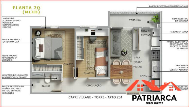 Imagem Apartamento com 2 Quartos à Venda, 43 m² em Notre Dame - Campinas Imagem Apartamento com 2 Quartos à Venda, 43 m² em Notre Dame - Campinas