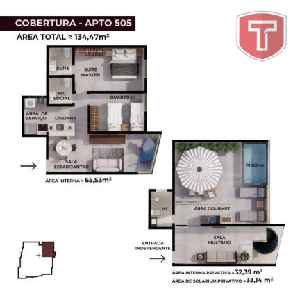 Imagem Apartamento com 3 Quartos à Venda, 72 m² em Praia Formosa - Cabedelo Imagem Apartamento com 3 Quartos à Venda, 72 m² em Praia Formosa - Cabedelo