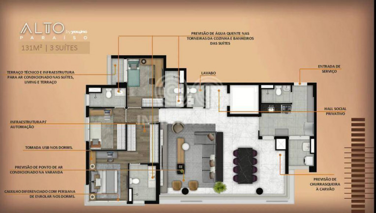Imagem Apartamento com 4 Quartos à Venda, 135 m² em Paraíso - São Paulo Imagem Apartamento com 4 Quartos à Venda, 135 m² em Paraíso - São Paulo