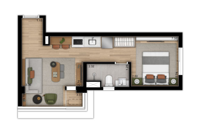 Imagem Apartamento com 1 Quarto à Venda, 41 m² em Moema - São Paulo Imagem Apartamento com 1 Quarto à Venda, 41 m² em Moema - São Paulo