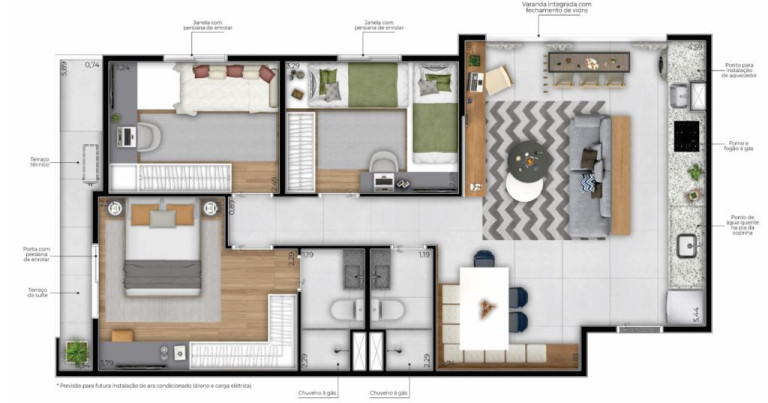 Imagem Apartamento com 3 Quartos à Venda, 107 m² em Ipiranga - São Paulo Imagem Apartamento com 3 Quartos à Venda, 107 m² em Ipiranga - São Paulo