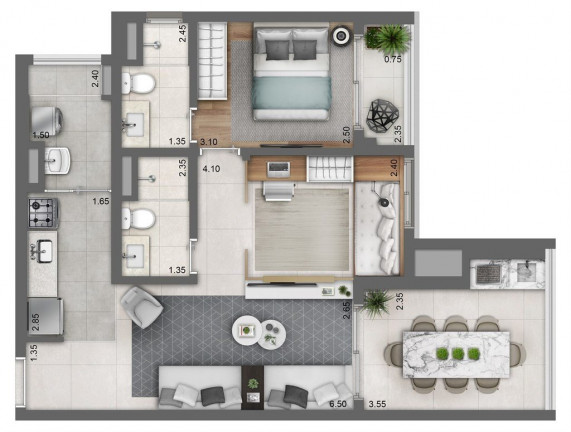 Imagem Apartamento com 2 Quartos à Venda, 91 m² em Perdizes - São Paulo Imagem Apartamento com 2 Quartos à Venda, 91 m² em Perdizes - São Paulo