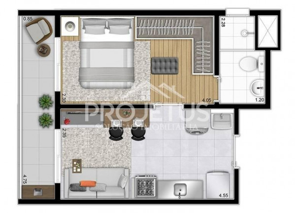 Imagem Apartamento com 1 Quarto à Venda, 38 m² em Bom Retiro - São Paulo Imagem Apartamento com 1 Quarto à Venda, 38 m² em Bom Retiro - São Paulo