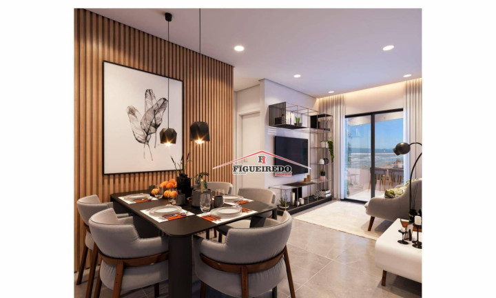 Imagem Apartamento com 2 Quartos à Venda, 53 m² em Maracanã - Praia Grande