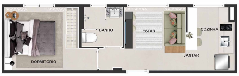 Imagem Imóvel com 2 Quartos à Venda, 32 m² em Vila Moinho Velho - São Paulo