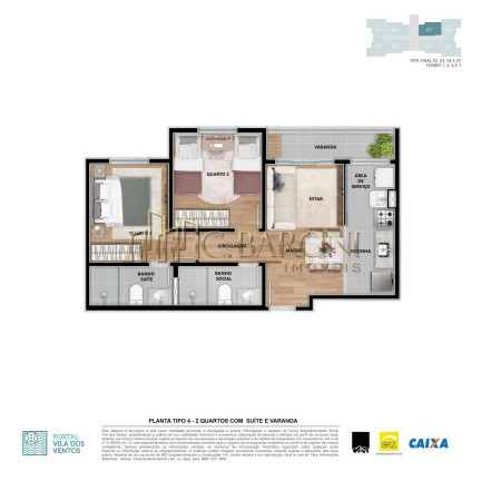 Imagem Apartamento com 2 Quartos à Venda, 53 m² em Nova São Pedro - São Pedro Da Aldeia Imagem Apartamento com 2 Quartos à Venda, 53 m² em Nova São Pedro - São Pedro Da Aldeia