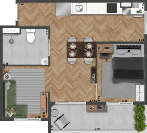 Imagem Apartamento com 1 Quarto à Venda, 52 m² em Perdizes - São Paulo