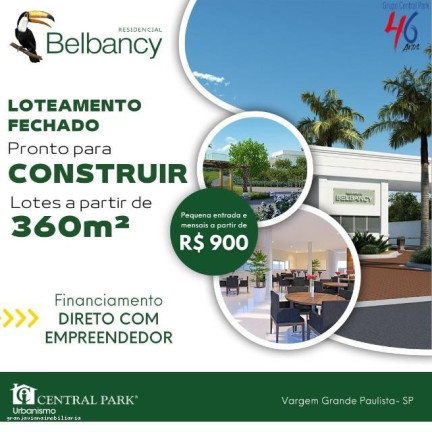 Imagem Terreno à Venda, 360 m² em Residencial Belbancy - Vargem Grande Paulista Imagem Terreno à Venda, 360 m² em Residencial Belbancy - Vargem Grande Paulista