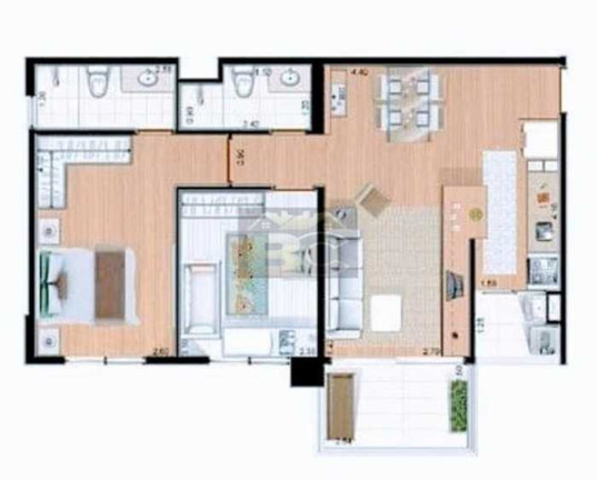 Imagem Apartamento com 2 Quartos à Venda, 62 m² em Saúde - São Paulo