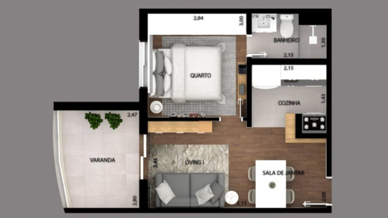 Imagem Apartamento com 1 Quarto à Venda, 38 m² em Perdizes - São Paulo
