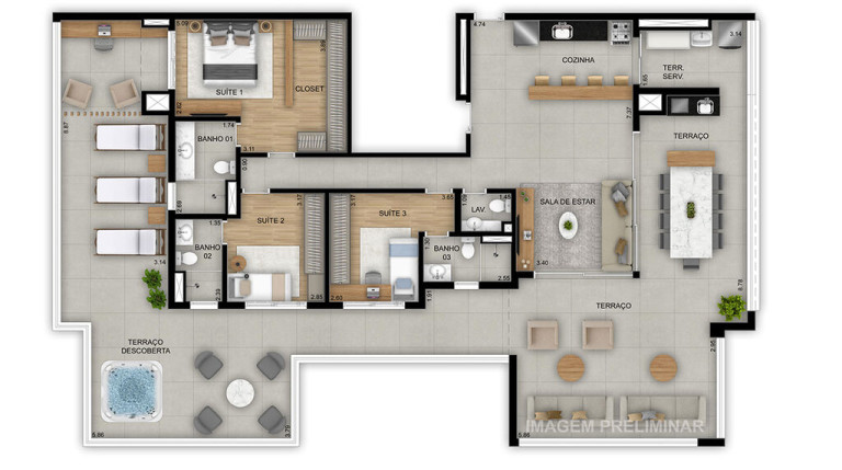 Imagem Apartamento com 4 Quartos à Venda, 144 m² em Tatuapé - São Paulo Imagem Apartamento com 4 Quartos à Venda, 144 m² em Tatuapé - São Paulo