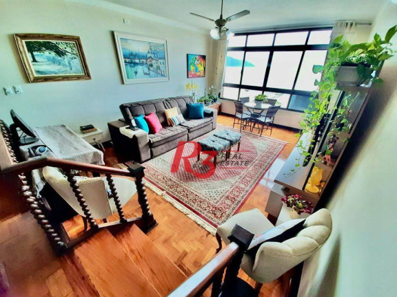 Imagem Apartamento com 3 Quartos à Venda, 166 m² em Gonzaga - Santos Imagem Apartamento com 3 Quartos à Venda, 166 m² em Gonzaga - Santos