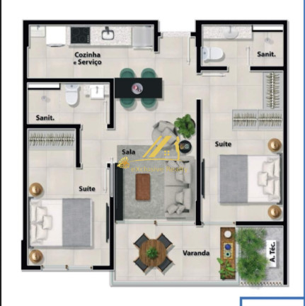 Imagem Imóvel com 2 Quartos à Venda, 58 m² em Ondina - Salvador Imagem Imóvel com 2 Quartos à Venda, 58 m² em Ondina - Salvador