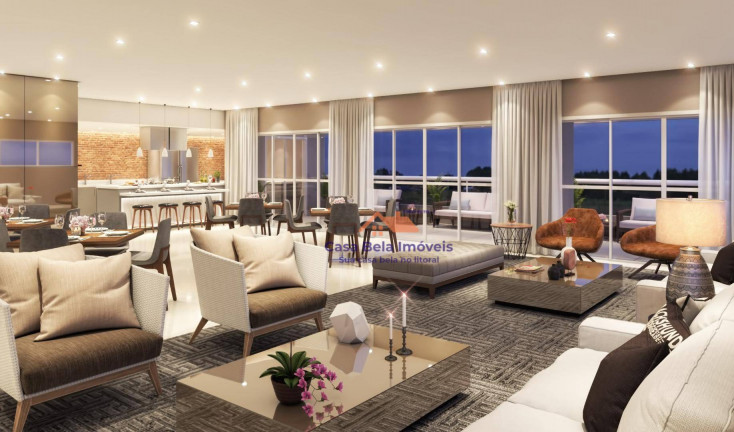 Imagem Apartamento com 3 Quartos à Venda, 126 m² em Canto Do Forte - Praia Grande Imagem Apartamento com 3 Quartos à Venda, 126 m² em Canto Do Forte - Praia Grande