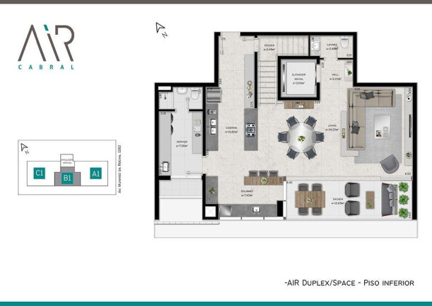 Imagem Apartamento com 3 Quartos à Venda, 190 m² em Cabral - Curitiba