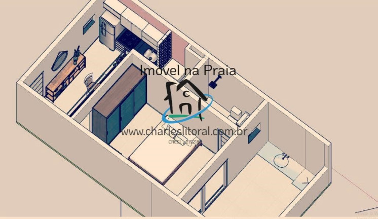 Imagem Apartamento com 1 Quarto à Venda, 41 m² em Praia Do Sapê - Ubatuba Imagem Apartamento com 1 Quarto à Venda, 41 m² em Praia Do Sapê - Ubatuba
