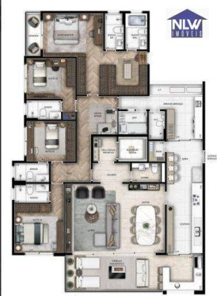 Apartamento com 4 Quartos à Venda, 222 m² em Perdizes - São Paulo