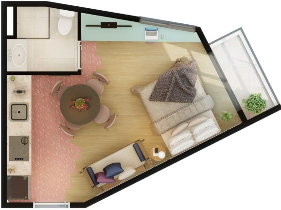 Imagem Studio com 1 Quarto à Venda, 34 m² em Vila Madalena - São Paulo Imagem Studio com 1 Quarto à Venda, 34 m² em Vila Madalena - São Paulo