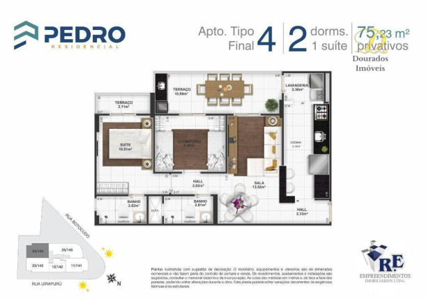Imagem Apartamento com 1 Quarto à Venda, 51 m² em Tupi - Praia Grande