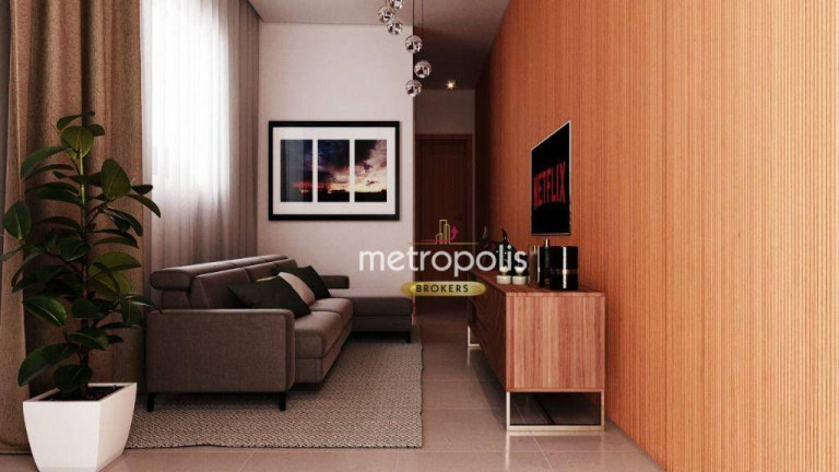 Imagem Apartamento com 2 Quartos à Venda, 44 m² em Campestre - Santo André